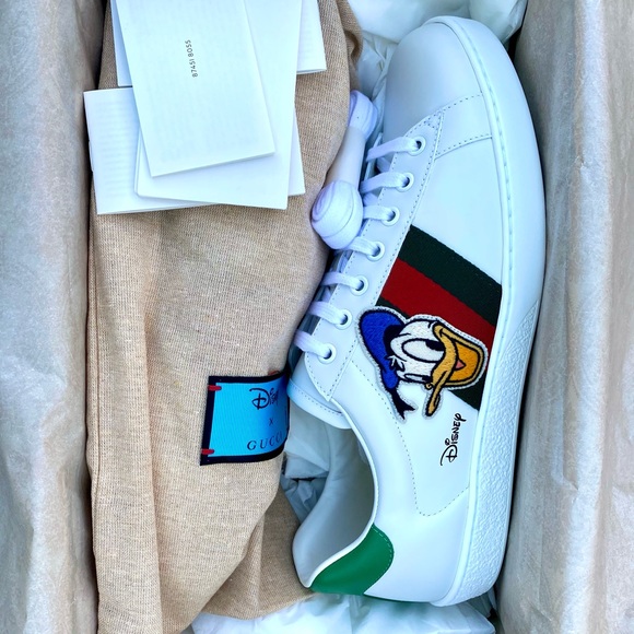 gucci donald duck shoes